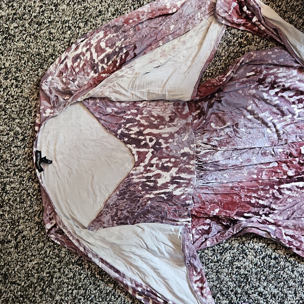 Nursing Patterned Dress - Picture 3 of 4